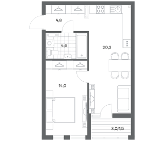 Гагарина 30 - №202