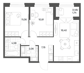 Речной квартал - №461