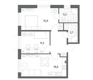 Парусная 1 - №709 Парусная 1 - №709