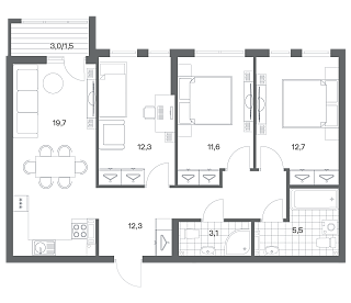 Гагарина 30 - №201
