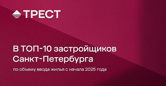 Портал ЕРЗ опубликовал рейтинг застройщиков Санкт-Петербурга