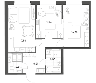 Речной квартал - №387