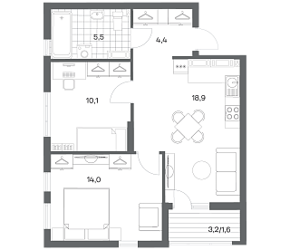 Гагарина 30 - №106