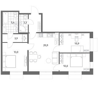 Парусная 1 - №1117 Парусная 1 - №1117