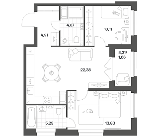 Речной квартал - №32