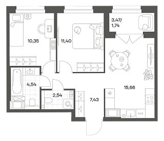Речной квартал - №215