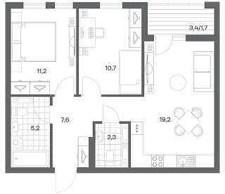 Гагарина 30 - №208
