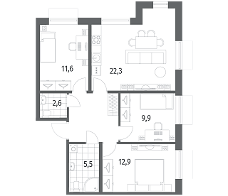 Парусная 1 - №107