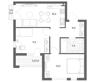 Гагарина 30 - №215